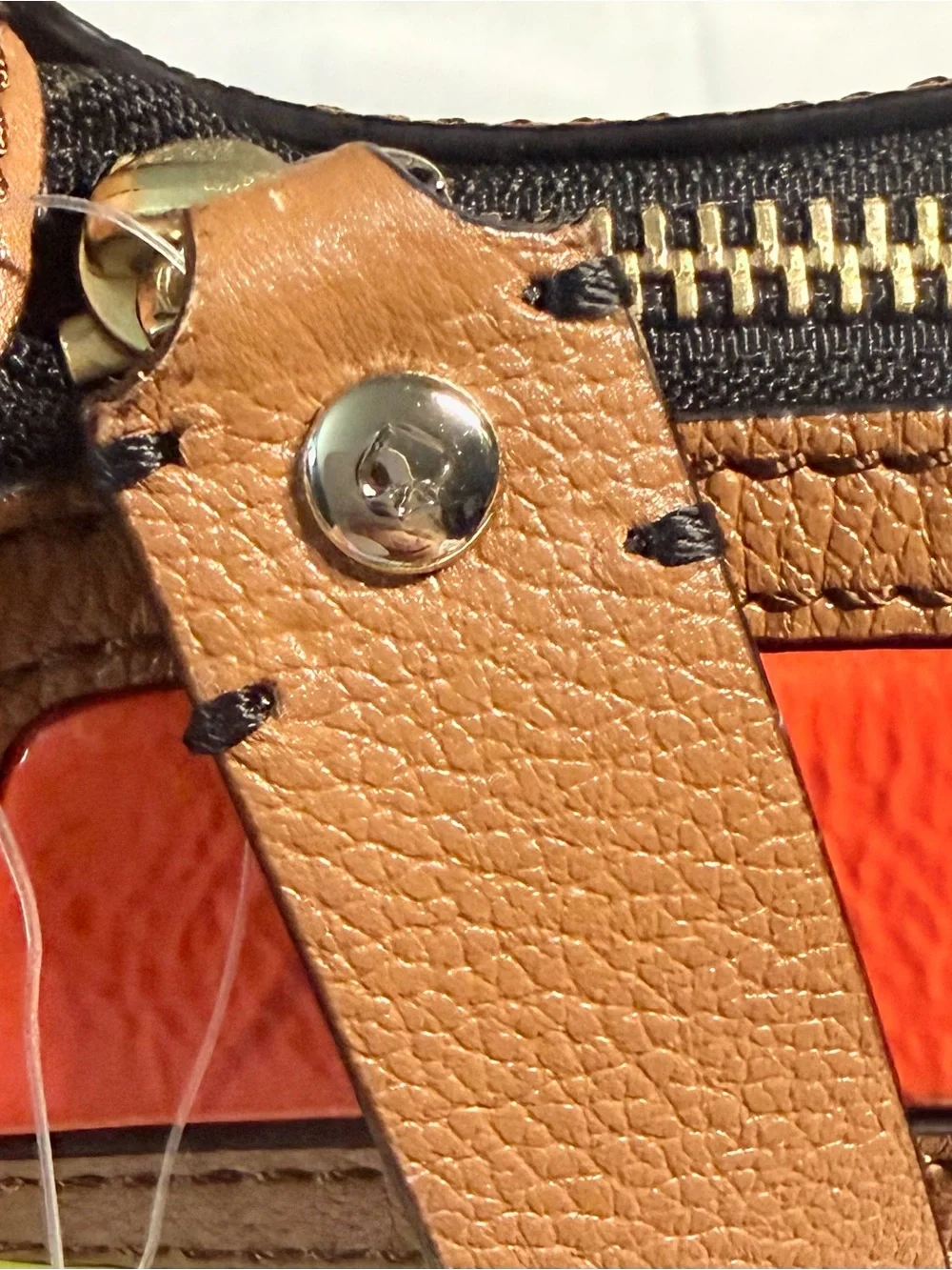 kate spade Colorblock Macaw Parrot Wristlet/Clutch in Orange, Yellow, Blue & Tan